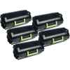 5 x Compatible Lexmark MX710 MX711 MX810 MX811 MX812 623H Toner Cartridge High Yield 62D3H00