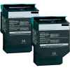 2 x Compatible Lexmark CS310 CS410 CS510 708HK Black Toner Cartridge High Yield 70C8HK0