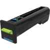 1 x Compatible Lexmark CS820 CX825 CX860 Cyan Toner Cartridge 72K60C0