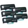 5 x Compatible Lexmark E260 E360 E460 E462 Toner Cartridge E260A11P