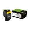 1 x Genuine Lexmark CS310 CS410 CS510 708HY Yellow Toner Cartridge High Yield Return Program