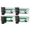 4 Pack Genuine Lexmark CS730 CX730 71C1HK/C/M/Y Toner Cartridge Set High Yield Return Program