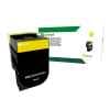 1 x Genuine Lexmark CX310 CX410 CX510 808Y Yellow Toner Cartridge Return Program