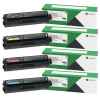 4 Pack Genuine Lexmark C3326 MC3326 MC3426 C3230K/C/M/Y Toner Cartridge Set Return Program