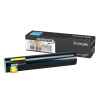 1 x Genuine Lexmark C935 Yellow Toner Cartridge 