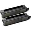 2 x Compatible OKI C5100 C5200 C5300 C5400 Black Toner Cartridge 