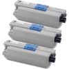 3 x Compatible OKI C310 C330 C331 MC361 MC362 Black Toner Cartridge 