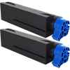 2 x Compatible OKI B431 MB471 MB491 Toner Cartridge High Yield 