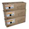 3 x Genuine OKI C5650 C5750 Black Toner Cartridge