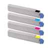 4 Pack Genuine OKI C910 Toner Cartridge Set