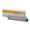 1 x Genuine OKI C831 Yellow Toner Cartridge