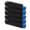 5 x Genuine OKI B401 MB451 Toner Cartridge