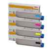 4 Pack Genuine OKI C834 C834nw C834ndw Toner Cartridge Set