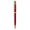 Parker Sonnet Red Lacquer Gold Trim Ballpoint Pen