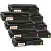 2 Lots of 4 Pack Compatible Ricoh Aficio SP-C231 SP-C232 SP-C242 SP-C312 SP-C320 Toner Cartridge Set