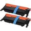 2 x Compatible Samsung CLP-360 CLP-365 CLX-3300 CLX-3305 Black Toner Cartridge CLT-K406S SU120A