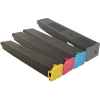 4 Pack Compatible Sharp MX61GTBA MX61GTCA MX61GTMA MX61GTYA Toner Cartridge Set