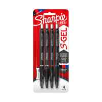 Sharpie Retractable Gel 0.7mm Assorted Pack of 4