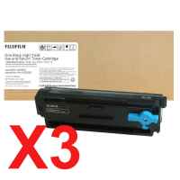 3 x Genuine FUJIFILM ApeosPort 4020SD Toner Cartridge Extra High Yield Use and Return CT203478